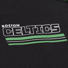 Boston Celtics NBA Triple Check Courtside Fleece Button Front