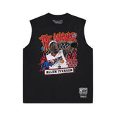 Allen Iverson 76ers Tank Top Black Mitchell & Ness