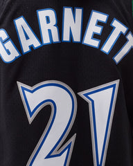 Minnesota Timberwolves #21 Kevin Garnett 1997-98 NBA Hardwood Classic Swingman Jersey Black Mitchell & Ness