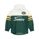 Seattle Supersonics NBA Head Coach Lightweight Anorak Windbreaker by Mitchell & Ness