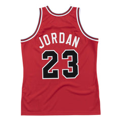 Mitchell & Ness Chicago Bulls #23 Michael Jordan 1984-85 NBA Hardwood Classic Authentic Jersey Red