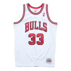 Chicago Bulls #33 Scottie Pippen 1997-98 NBA Hardwood Classic Swingman Jersey White Mitchell & Ness