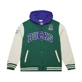 Milwaukee Bucks NBA Courtside Fleece Vintage Hoodie
