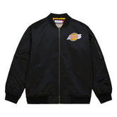 Los Angeles Lakers Black Lightweight Satin Jacket