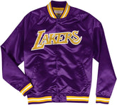 Los Angeles Lakers Satin Lightweight Jacket with buttons