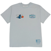 Charlotte Hornets NBA Oversized T-Shirt Light Blue Mitchell & Ness