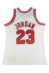 Chicago Bulls #23 Michael Jordan 1997-98 Finals Edition NBA Hardwood Classic Swingman Jersey White Mitchell & Ness
