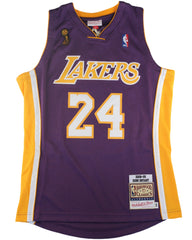 Los Angeles Lakers #24 Kobe Bryant 2008-09 NBA Finals Edition Authentic Hardwood Classics Mitchell & Ness
