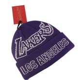 Los Angeles Lakers Hardwood Classics Purple Cuffed Knit Hat