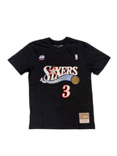 76ers Allen Iverson Black T-Shirt