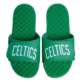 Green slides with 'CELTICS' text on a white background