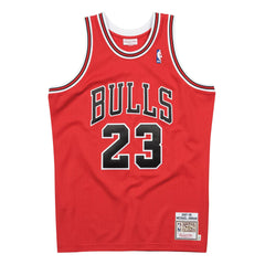 Chicago Bulls #23 Michael Jordan 1997-98 NBA Hardwood Classic Swingman Jersey Red Mitchell & Ness
