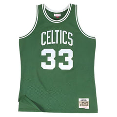 Boston Celtics Larry #33 Bird 1985-86 Hardwood Swingman NBA Jersey Green Mitchell & Ness