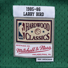 Boston Celtics Larry #33 Bird 1985-86 Hardwood Swingman NBA Jersey Green Mitchell & Ness