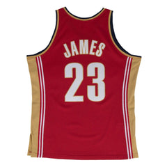 Cleveland Cavaliers #23 Lebron James 2003-04 NBA Hardwood Classics Swingman Jersey Red Mitchell & Ness