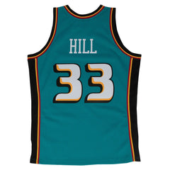 Detroit Pistons #33 1998-99 Grant Hill Hardwood Swingman NBA Jersey Mitchell & Ness