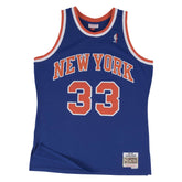 New York Knicks 1991-92 Patrick Ewing Royal Swingman NBA Jersey
