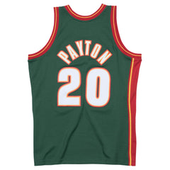 Seattle Supersonics #20 Gary Payton 1995-96 NBA Hardwood Classics Swingman Jersey Green Mitchell & Ness