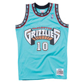 Vancouver Grizzlies 1998-99 Mike Bibby Teal NBA Jersey Swingman