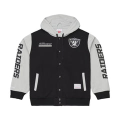 Las Vegas Raiders NFL Triple Check Courtside Fleece Button Front
