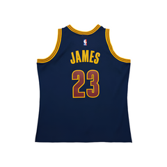 Cleveland Cavaliers #23 Lebron James 2015-16 NBA Hardwood Swingman Jersey Blue Mitchell & Ness