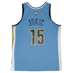 Denver Nuggets #15 Nikola Jokic 2016-2017 NBA Hardwood Classic Swingman Jersey Blue Mitchell & Ness