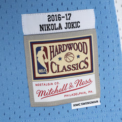 Denver Nuggets #15 Nikola Jokic 2016-2017 NBA Hardwood Classic Swingman Jersey Blue Mitchell & Ness
