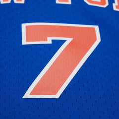 New York Knicks #7 Carmelo Anthony 2010-11 NBA Hardwood Classic Swingman Jersey Blue Mitchell & Ness