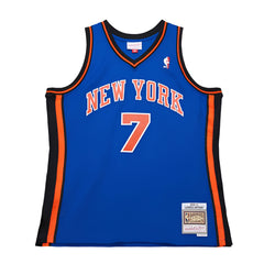 New York Knicks #7 Carmelo Anthony 2010-11 NBA Hardwood Classic Swingman Jersey Blue Mitchell & Ness