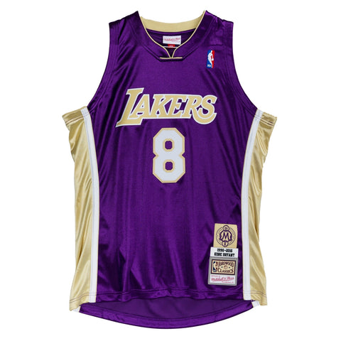 Los Angels Lakers 1996-2016 Kobe Bryant Satin Hall of Fame Edition Authentic Jersey