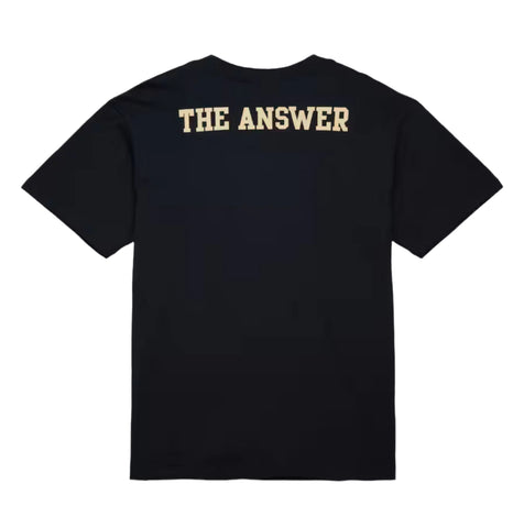 Alen Iverson 76ers Vintage Print T-Shirt