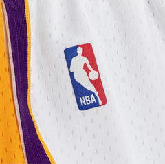 Los Angeles Lakers 2009-10 White Swingman Shorts