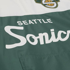 Mitchell & Ness NBA Head Coach Lightweight Anorak Windbreaker Seattle Supersonics