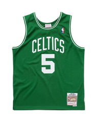 Boston Celtics #5 Kevin Garnett 2007-08 NBA Hardwood Classic Swingman Kelly Green Mitchell & Ness