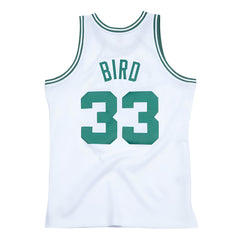 Boston Celtics #33 Larry Bird 1985-86 NBA Hardwood Classic Swingman Jersey White Mitchell & Ness