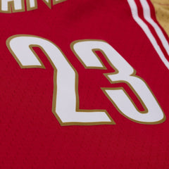 Cleveland Cavaliers #23 Lebron James 2003-04 NBA Hardwood Classics Swingman Jersey Red Mitchell & Ness