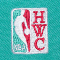 San Antonio Spurs NBA Teal/Pink Hardwood Classics Legendary Home Pro Pinch Snapback Hat