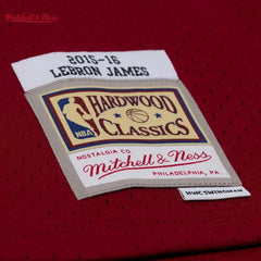 Cleveland Cavaliers #23 Lebron James 2015 NBA Hardwood Classics Swingman Jersey Cardinal Mitchell & Ness