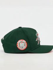 Mitchell & Ness Oklahoma City Thunder Slam Pro Pinch Green/Orange Adjustable Hat