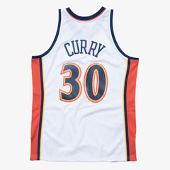 Golden State Warriors #30 Stephen Curry 2009-10 NBA Hardwood Classic Swingman White Mitchell & Ness