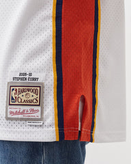 Golden State Warriors #30 Stephen Curry 2009-10 NBA Hardwood Classic Swingman White Mitchell & Ness