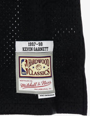 Minnesota Timberwolves #21 Kevin Garnett 1997-98 NBA Hardwood Classic Swingman Jersey Black Mitchell & Ness
