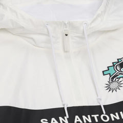 Mitchell & Ness NBA Head Coach Lightweight Anorak Windbreaker San Antonio Spurs