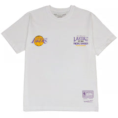 Los Angeles Lakers NBA Oversized T-shirt White Mitchell & Ness