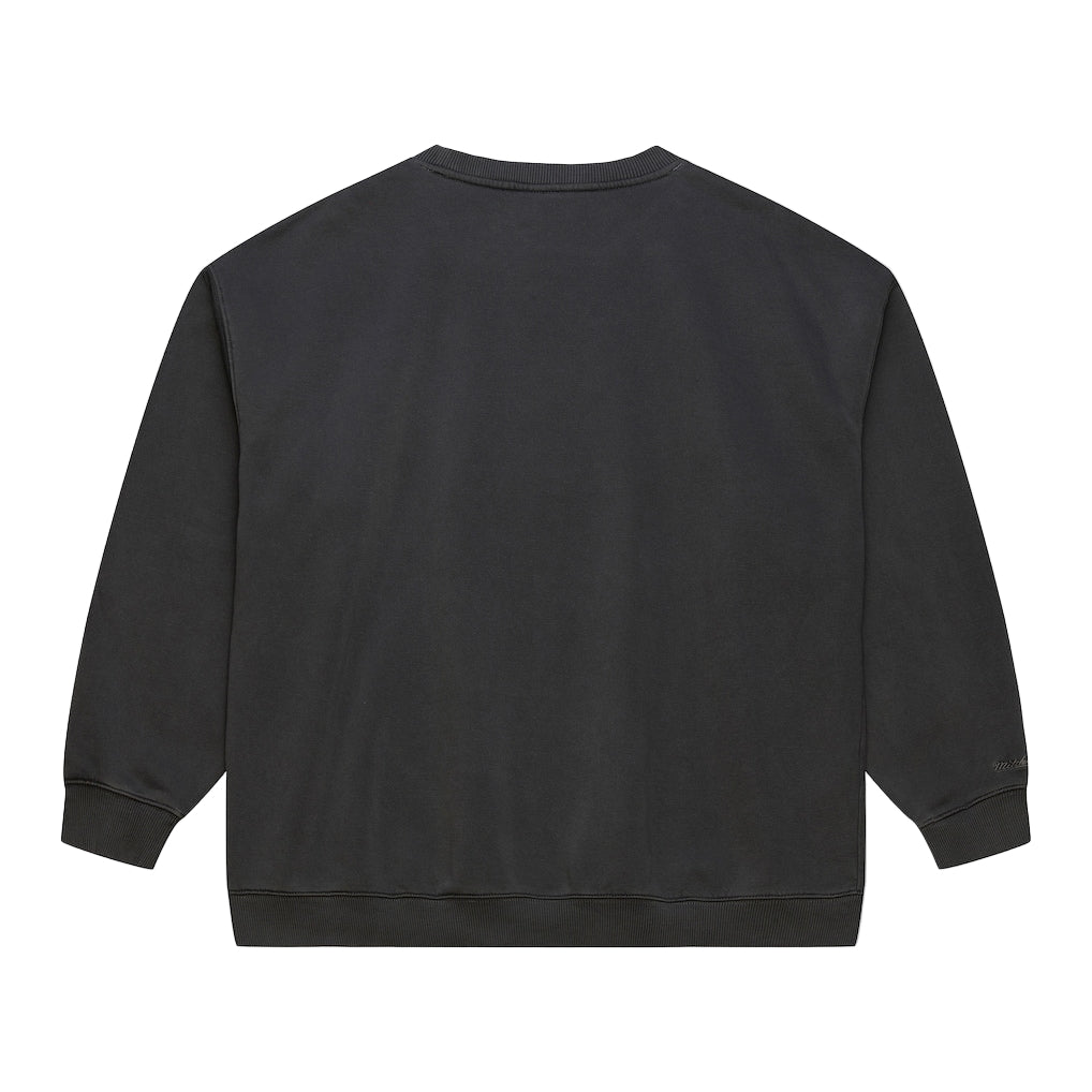 Black sweatshirt on a light gray background