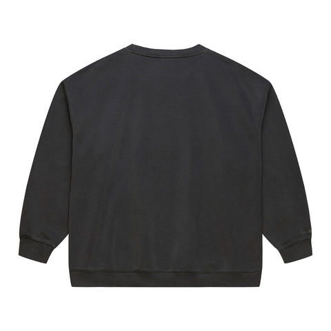 Black sweatshirt on a light gray background