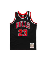 Michael Jordan 1997-98 Chicago Bulls NBA Authentic Hardwood Classic Black Jersey
