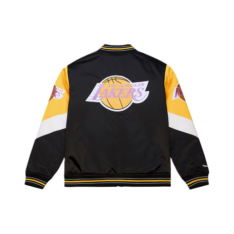 NBA Heavyweight Satin Jacket Los Angeles Lakers