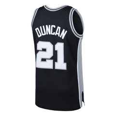 San Antonio Spurs #21 Tim Duncan 1998-99  NBA Hardwood Classics Swingman Jersey Black Mitchell & Ness