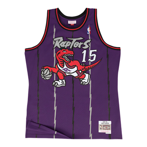 Toronto Raptors 1998-99 Vince Carter Purple Swingman Jersey